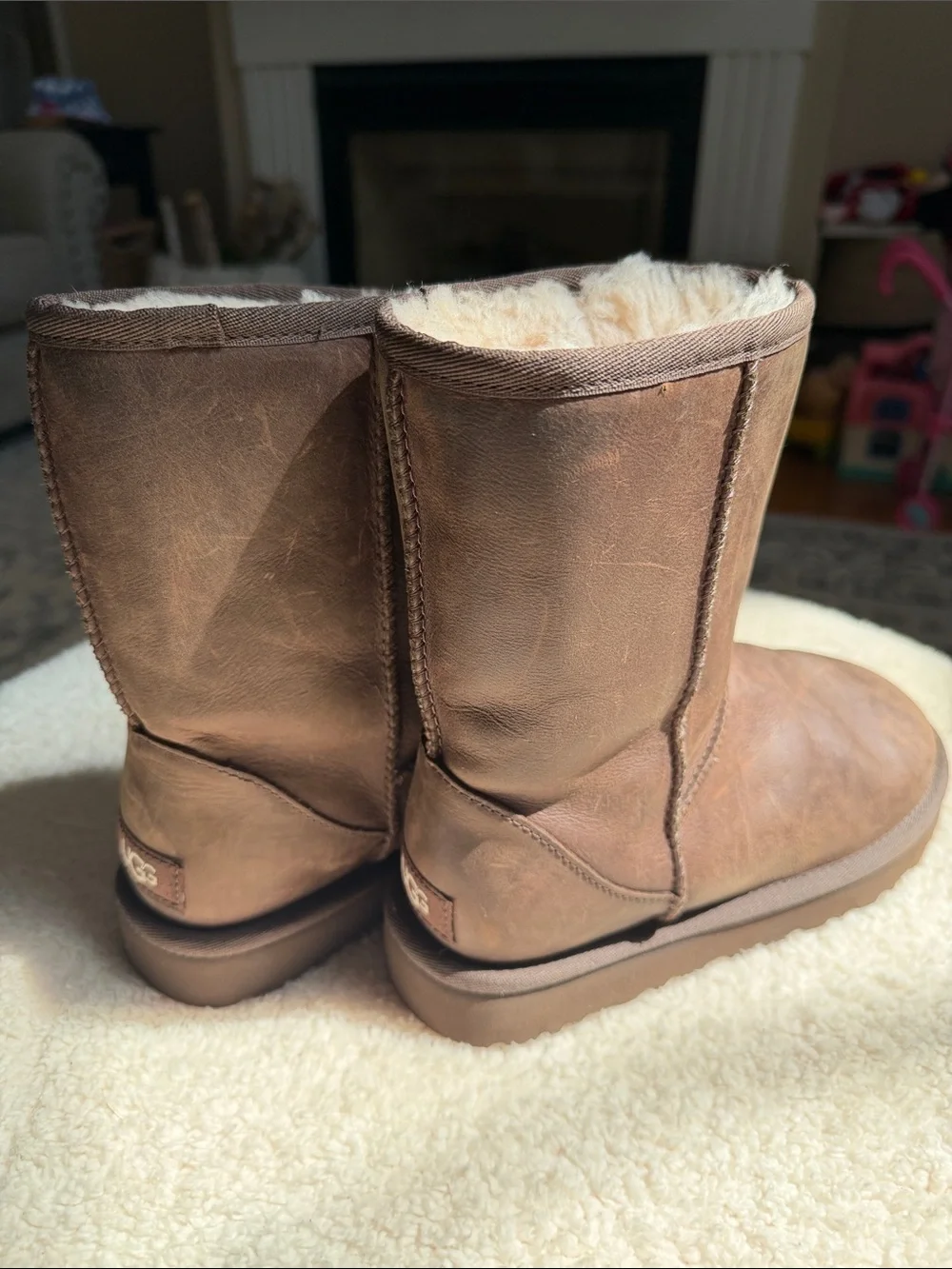 UGG Classic Leather Short Boots
